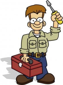 maintenance man illustration